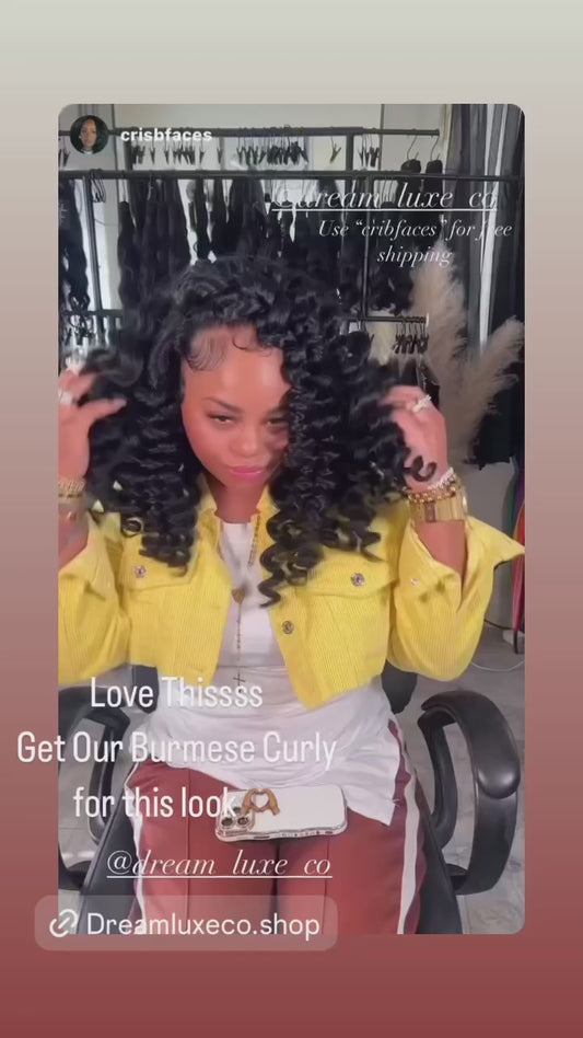 5x5 closure 200% Density *Virgin * Hair Wig Unit.